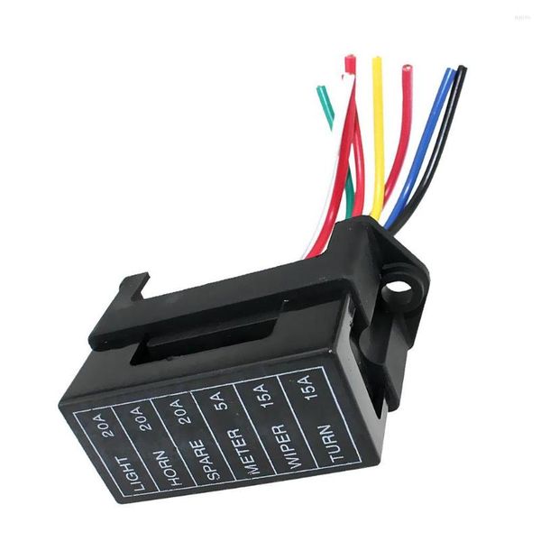 Car Organizer 6 Way 32V Boat Blade Fuse Box Block Holder per ATC ATO di medie dimensioni