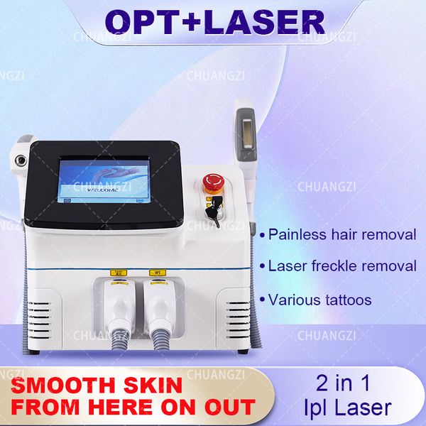 Articoli di bellezza Macchina portatile per la depilazione del laser a diodi 808 Laser a picosecondi Rimuovi le lentiggini Pico Tattoo Peeling al carbonio