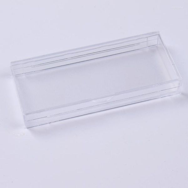 Cílios falsos 30pcs/lot cylehash contêiner caixa dividida caixa de acrílico transparente completa cílios de vison cílios diy hard