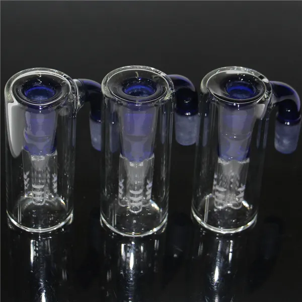 Vortex Ashcatcher narghilè in vetro spesso gorgogliatore di gorgoglianti per la cattura di cenere per le tubature dell'acqua di tacca bong di vetro.