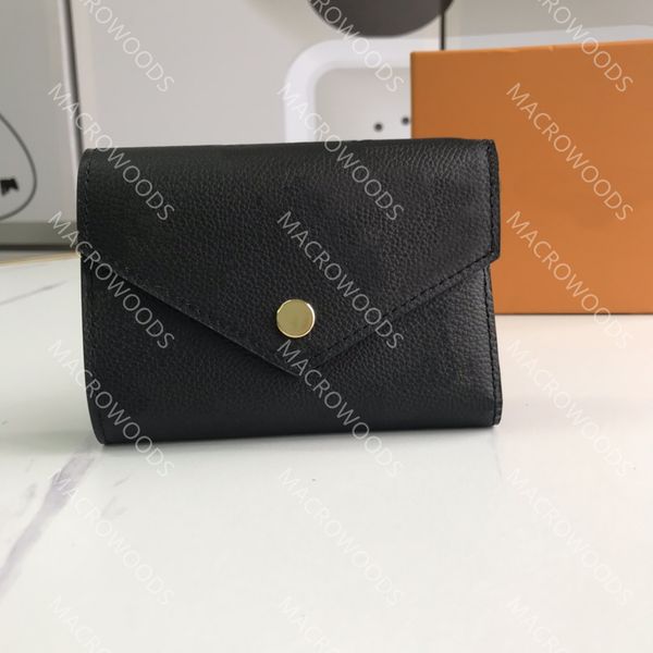 Designer Wallet Short M64060 Victorine Wallets Special Canvas Holder Cartão Zippeado Pocket Pocket 6 Card Slots Gold Hardware Gold Luxury Coin Purse for Women Mini Bag 41938
