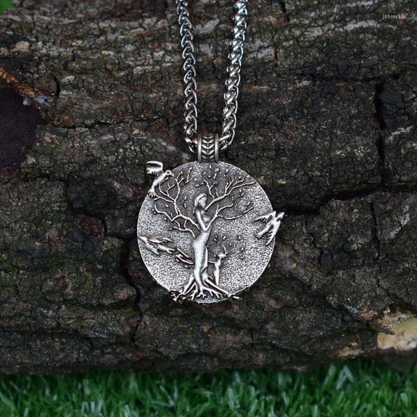 Catene SanLan 12 pezzi Wicca Pagan alle radici coltivano la collana dell'albero della vita di madre e figlia, regalo per la mamma