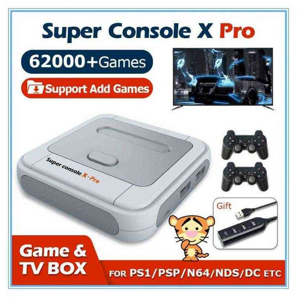Jogadores de jogos port￡teis Console port￡til embutido 50000 cl￡ssico S 4K HD WiFi Retro Player Dual System TV Machine para PSP/PS1 T220916