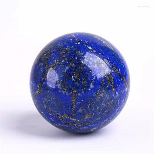 Figurine decorative Lapislazzuli naturale Sfera Quarzo Minerali Cristalli curativi Sfera Fine Feng Shui Decorazione della casa