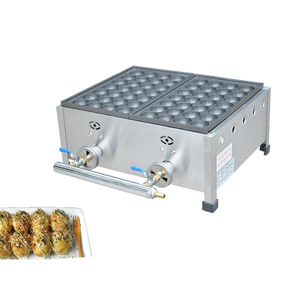 Gas Takoyaki Maker Machine Takoyaki Machine 2 Piatti Takoyaki Grill Pan Japan Snack Food Machine