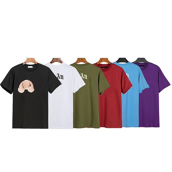 2023 Erkek Kadınlar Tişört Saf Pamuk Kısa Kollu Moda Tasarımcı Yaz Günlük T-Shirt Çiftler Mektup Baskılı Büyük Boy Gevşek Tees Üstün Boyut S-XL Toptan
