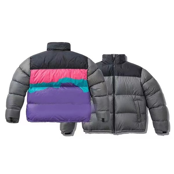 Mens preto para baixo jaqueta acolchoada casacos de algodão outerwear mulheres streetwear colete clássico casaco Starter Edition letras bordadas retalhos jaquetas de Natal