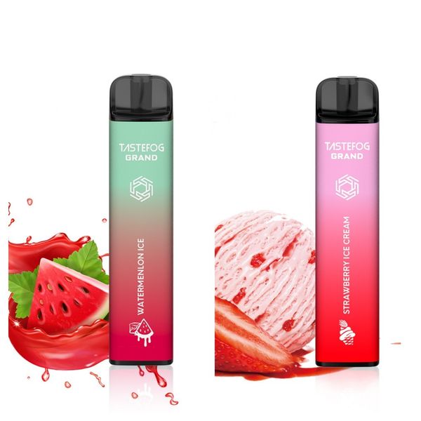 Qk Großhandel Stift Elektrische Shisha -Einweg -Vape Vape Stift wiederaufladbar 2% Tastefog Grand Hersteller Direktverkauf FALL DIESE 10 Premium -Aromen liefern