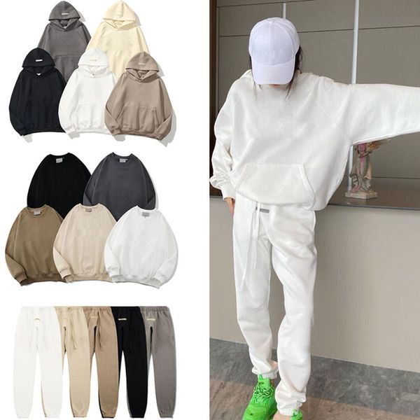 Erkek Tasarımcı Pantolon Kadın Uzun Kollu Kapşonlu Sweatshirt Mektubu Baskı Çift Kapşonlu Ceket Büyük Boy Hip Hop HOBERIES Fitness Egzersiz Ter Pantolon