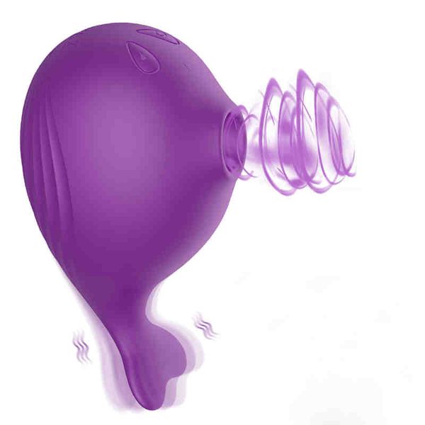 Wal 7-Frequenz Klitoris Saugvibrator Kugeln Keuschheit Muschi Klitoris Stimulator Silikon Vibrierende Klitoris Sexspielzeug für Erwachsene für Frauen