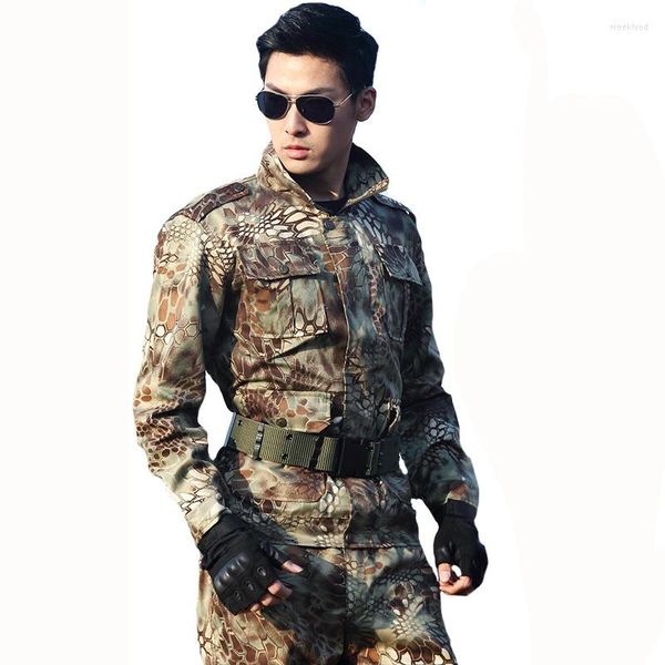 Männer Trainingsanzüge Taktische Anzüge Kleidung Militär Für Herren Armee SWAT Anzug Camouflage Paintball Uniform Sets