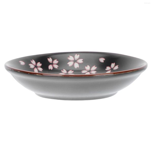Lampade profumate 1 pezzo di vassoio di incenso con fiori di ciliegio, disco in ceramica