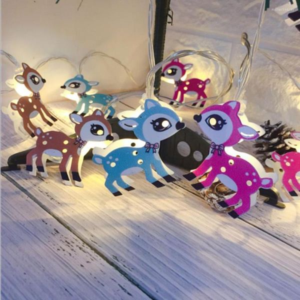 Stringhe String Baschetta per batterie di natalizi Sika Deer Decoration Lights