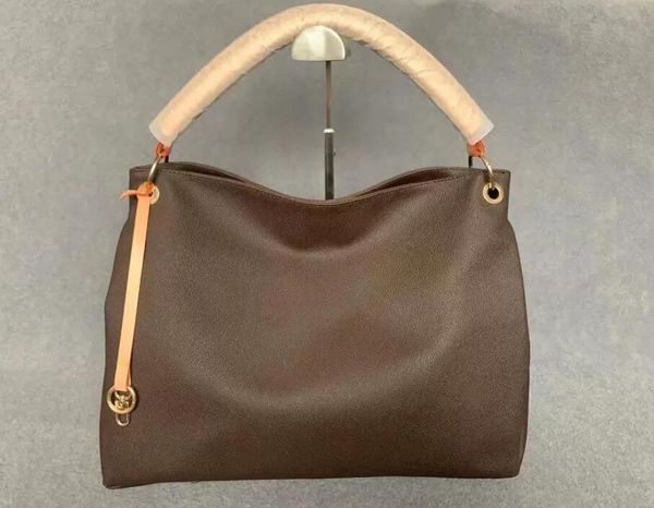 2022 Heiße Einkaufstaschen Mode Handtaschen Frauen Totes Schulter Kreuz Körper Halbmond Luxus Echtes Leder Klassische Retro Geldbörse Brieftaschen Griff Quadrat