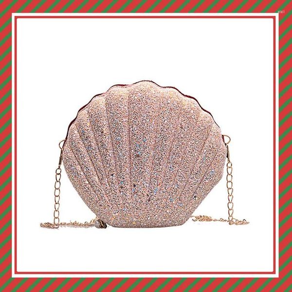 Bolsas de noite bolsas femininas designer cadeia de luxo Mini shell saco Party Party Shiny Pearl Purses Lady Messenger Grace Star Small Wallet