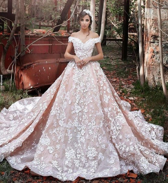 Abiti da sposa a-line in pizzo pieno con spalle scoperte Spiaggia Abiti da sposa modesti da giardino Abiti formali da matrimonio economici Belli 328 328