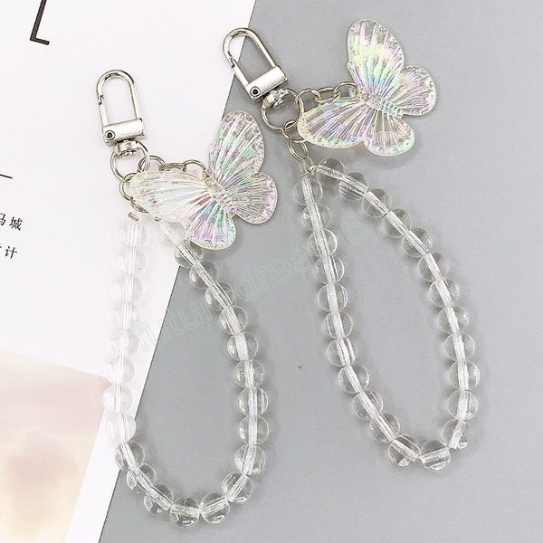 Crystal Butterfly Bracelet Key Rings Acess￳rios de joias