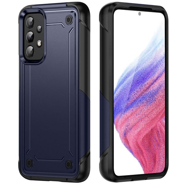 2in1 Raced Military Hybrid Armor Heavy Duty Cases stoßfeste robuste Abdeckung für Samsung S20 S21 FE S22 Ultra A12 A32 A52 A03S A13 A23 A33 A53 A73 A03 Core