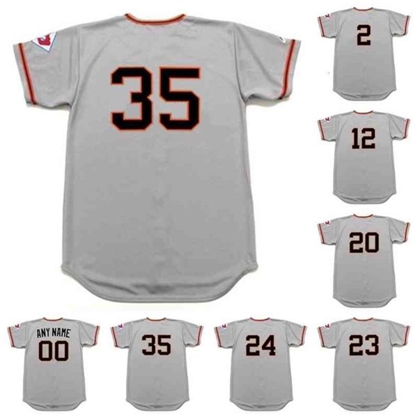 GLNC202 N YORK VINTAGE Baseball Jersey 2 Leo Durocher 1951 12 Eddie Stanky 20 Monte Irvin 23 Bobby Thomson 24 Willie Mays 35 Sal Maglie