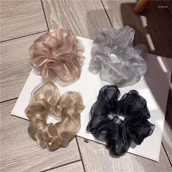 Decorazione per feste 5 pezzi di anello per capelli femminile super fata grande maglia di perle in organza con cravatta in corda set accessori coreani