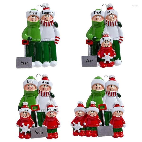 Weihnachtsdekorationen, personalisiertes Baumanhänger-Ornament-Set 2022, selbstgemachter lächelnder Weihnachtsmann, Dekoration, Geschenk, Dekoration, Weihnachtsdekorationen, Weihnachten