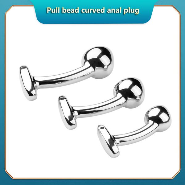 Beauty Items Anal Prostata-Massagegerät Plug gebogenes sexy Spielzeug Frauen Männer SM-Dildo G-Punkt-Intim-Extender für schwule Erwachsene realistisch