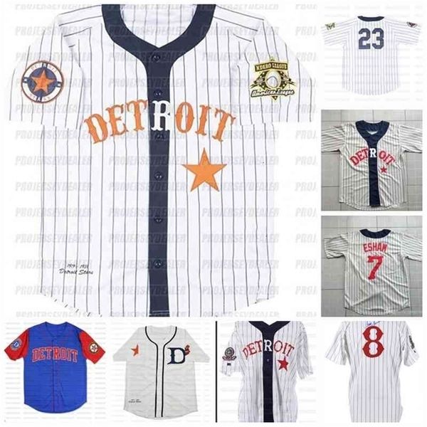 GlnC202 Detroit Stars Negro Leagues 1995 Juan Samuel 2014 Joe Nathan 1995 Joe Boever 1995 Jeff Jones Shane Greene Ian Kinsle Baseball-Trikot