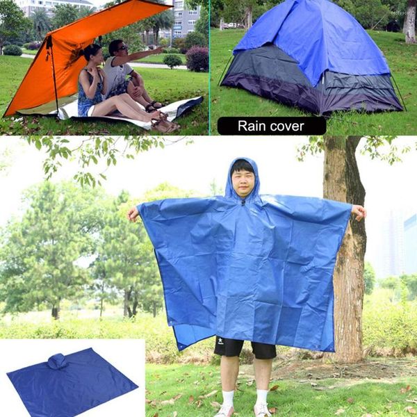 Jackets ao ar livre caminhando leve chuva casaco poncho impermeável camping com capuz de capa de capa de capa