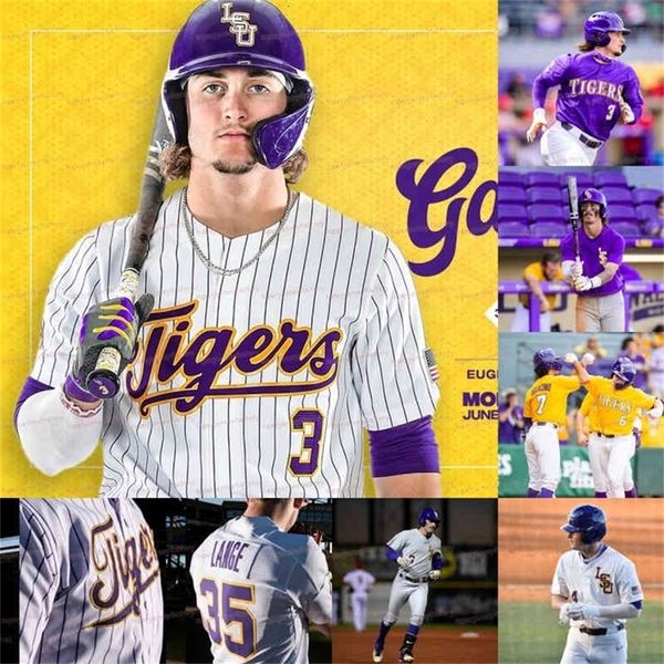 GlaA3740 Cuatom NCAA Jersey de beisebol Alex Bregman Brayden Jobert Devin Fontenot Zack Mathis Dylan Crews Tre Morgan DJ Lemahieu Kevin