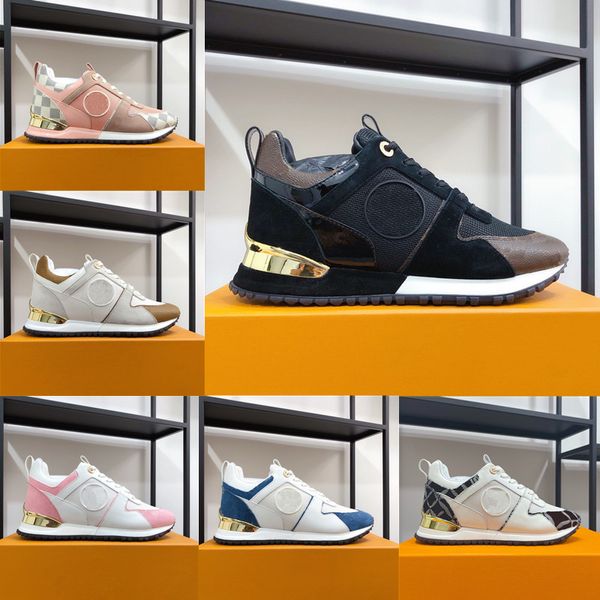 Designer Sapatos casuais Casal Sneakers Men t￪nis de corrida para mulheres 100%sapato de tela com tamanho de caixa US5-11