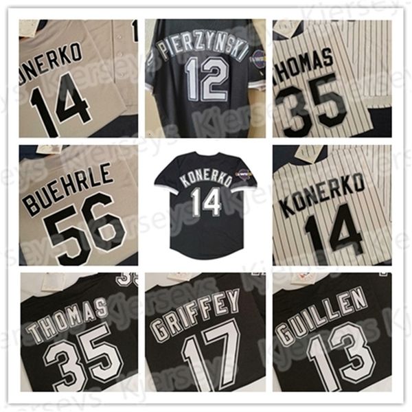 GlaNiK1 2005 WS Champions Maglia da baseball Chicago AJ PIERZYNSKI PAUL KONERKO SCOTT PODSEDNIK JOE CREDE FRANK THOMAS CHRIS SALE MARK BUEHRLE JERMAINE