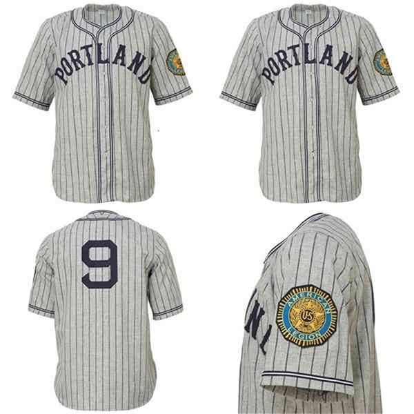 GlaA3740 Portland Beavers 1932 Road Jersey Shirt Custom Uomo Donna Youth Maglie da baseball Qualsiasi nome e numero Doppia cucitura