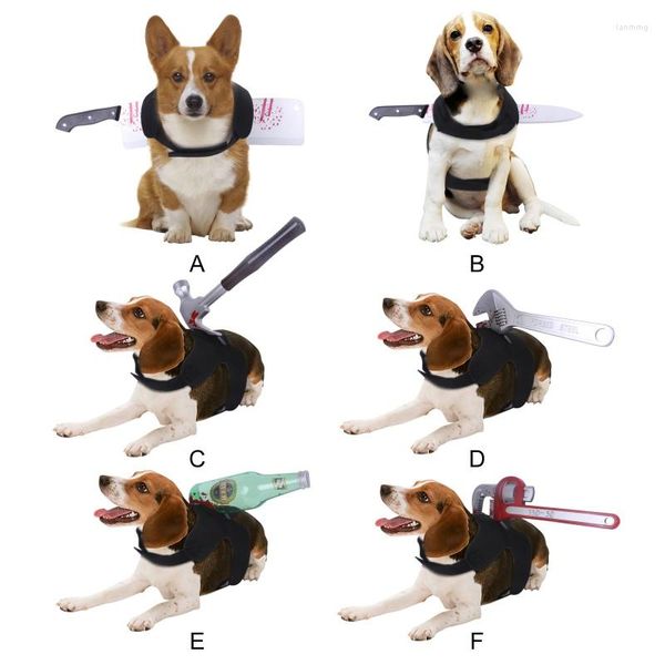 Abbigliamento per cani 6 stili Animali divertenti Vestiti cosplay per animali da compagnia Holloween Costumi di Halloween Abbigliamento trasformato per gatti