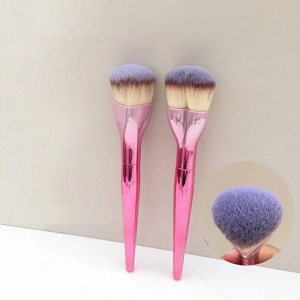 Love Beauty Totly Foundation Makeup Brush - Rosa em forma de cora￧￣o Funda￧￣o impec￡vel Creme Cosm￩ticos Ferramentas de beleza