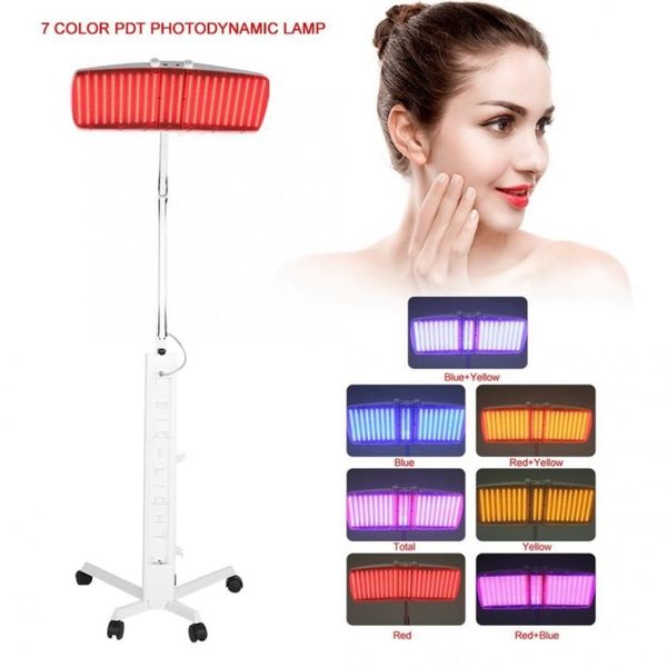 Máquina profissional de rejuvenescimento da pele que utiliza a tecnologia de fótons para cuidados faciais - PDT LED Therapy Laser Light System, equipamento essencial para salão de beleza