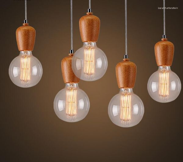 Подвесные лампы светодиодные креативные светильники Bar Coffee Shop Simple Loft Retro Industrial Personal