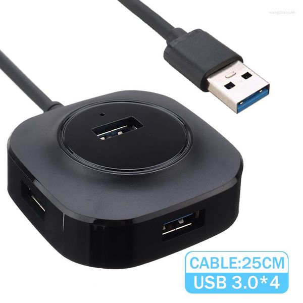 3.0 Hub 4 bağlantı noktası USB Splitter Taşınabilir Çok Süper Hızlı Mini Genişletme Adaptörü PC için