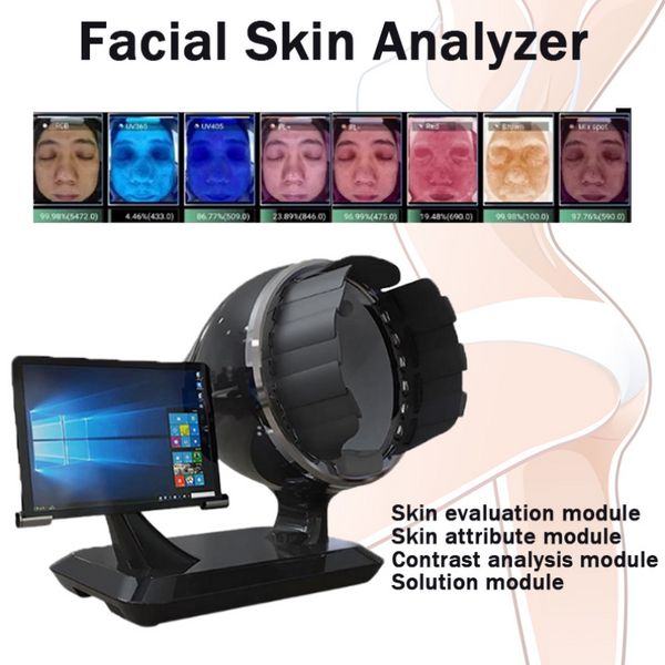 Altre apparecchiature di bellezza Analizzatore di pelle di precisione Display LCD digitale Viso Corpo Pelle Umidità Contenuto di olio Tester Analisi del misuratore Cura del viso Hea