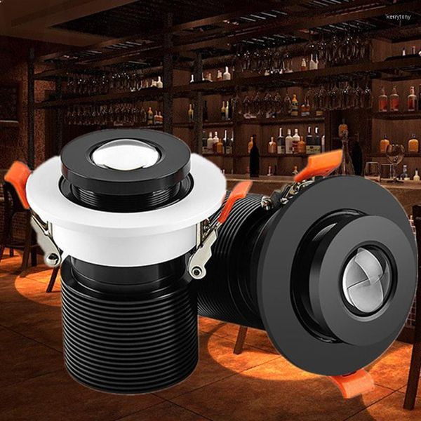 Luce LED Focusta Focustlight Light Affermazione incorporato Luce 5W/7W/12W/15W Restaurant Bar KTV corridoio corridoio Bull's Eye