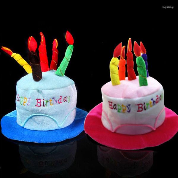 Parti Maskeleri Doğum Günü Pastası Şapkası Kısa Peluş Yetişkin Eğlence Parkı Sarf Malzemeleri Elbise sahne sahne kapağı E2shopping sa n