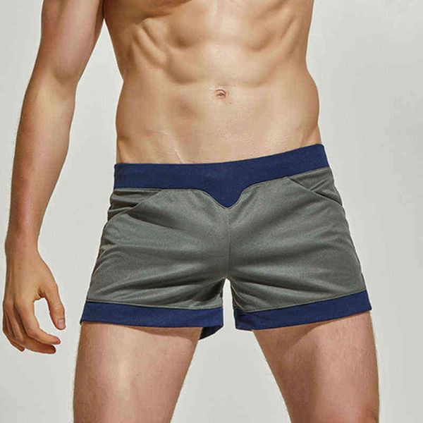 Männer Badebekleidung Gymnasten Shorts Männer laufen Fitness Tennisübung Sommer Home Casual Sport Short Hosen Yoga Workout Boxer Unterwäsche Sportbroek Mann J220913