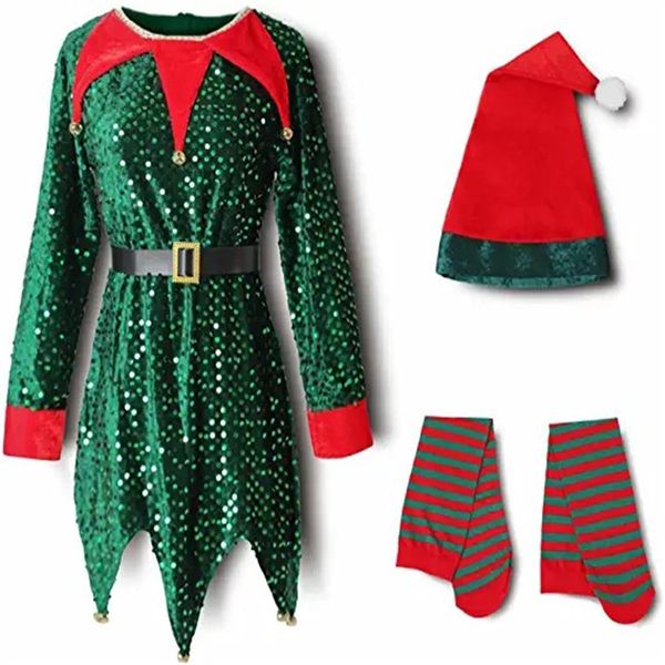 Halloween Weihnachten Baby Mädchen Kleidung Sets Green Spirit Kindergarten Performance Kleidung Kostüm Hut Und Kleider Socken 3 Teile Set Kinder Kleidung