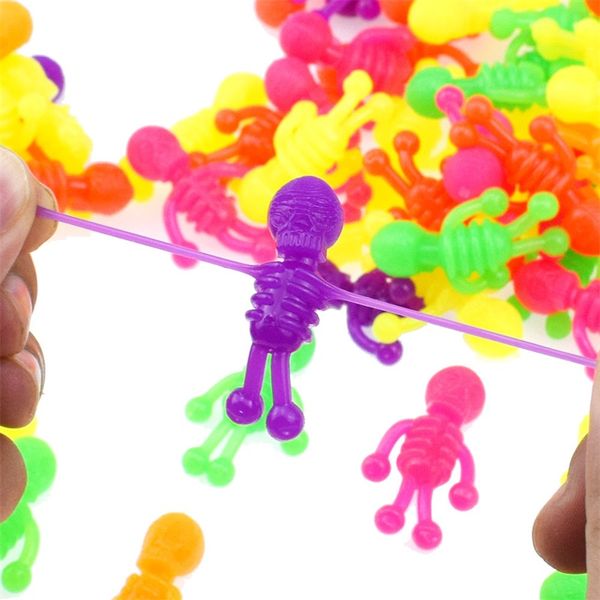 Mantém brinquedos pegajosos Squeeze Skeleton Zombie Modelo Novidade Gag Prank Prinche