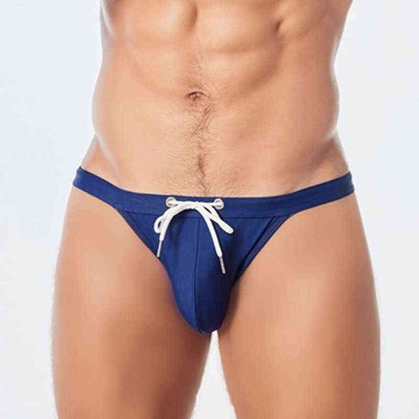 Roupas de banho masculinas quentes sexy massados ​​de natação biquíni roupas de banho desmiit tronco de natação para maiô de maiô de maiô de maiô de praia gay gay engraçado maiô j220913