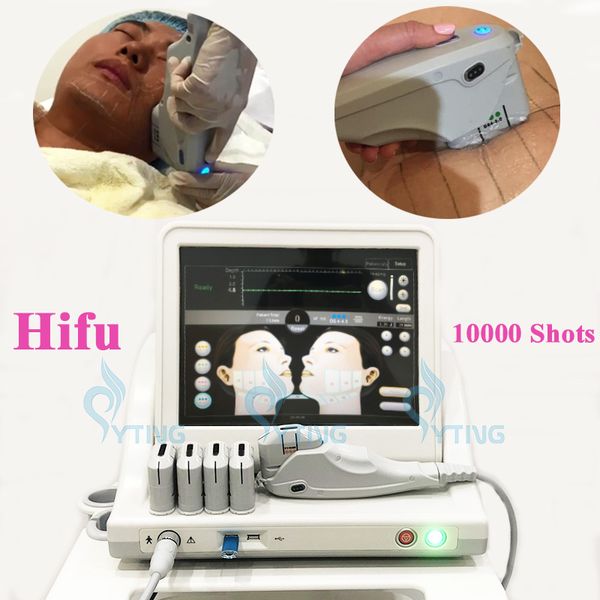 Ultrasuoni focalizzati ad alta intensità Hifu Beauty Equipment Face Lift Machine Rimozione delle rughe Anti invecchiamento per viso e corpo