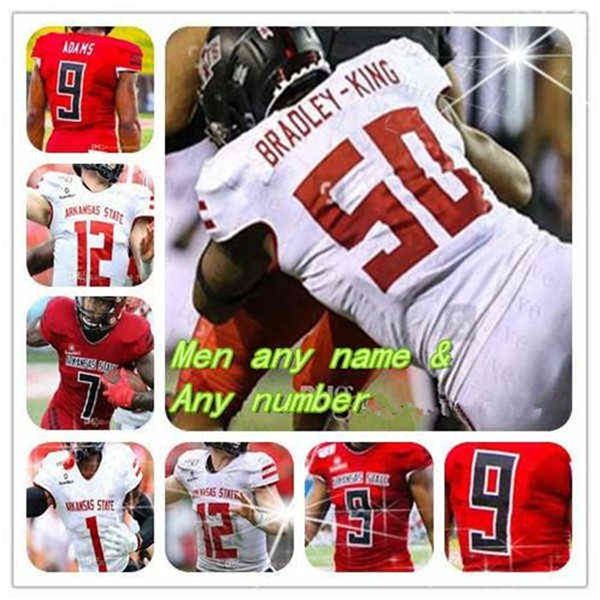 Ws American College Football Wear Custom College 2021 Football Arkansas State Jerseys Logan Bonner Lincoln Pare Layne Hatcher Jamal Jones Justi