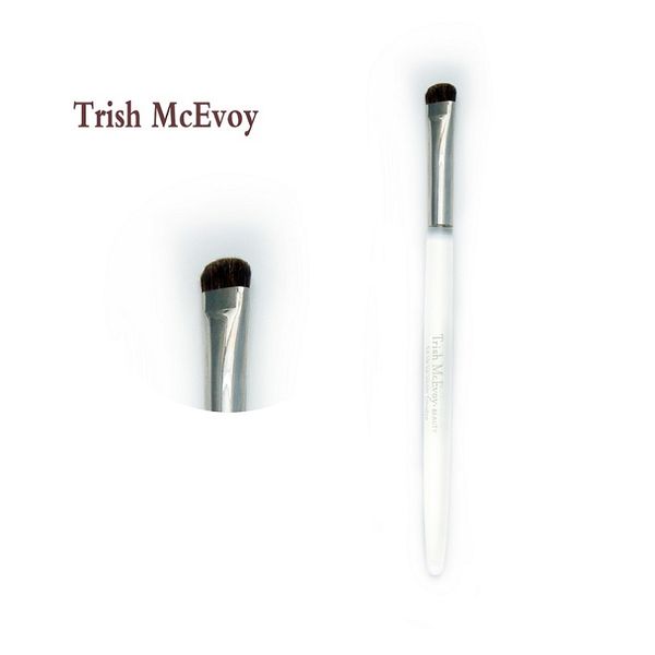 Trish McEvoy 54 # подводка для глаз кисть для растушевки плоская головка кисть для теней лошадь волосы животных инструменты для макияжа