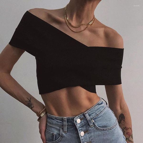 Camisoles tanques sexy cetim seda de seda curta algodão mangas mangas mulheres mulheres verão feminino casual tops sem alças cruzadas moda amarrada