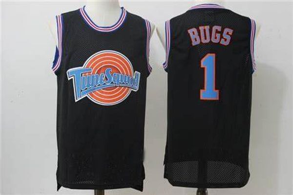 Space Jam Tune Squad Squad Basketball Jersey camisa Taz Lola Bugs Bunny Michael Shady Will Smith O Fresco Prince of Bel Air Academy Allen Iverson Georgetown Hoyas 7073