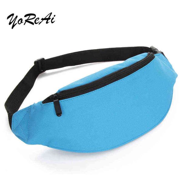 Pacote de cintura com zíper Mulheres Bolsa de bolsa à prova d'água Corrente Tolador de celular Murse Travel Bolsa Belt Belt Sacos de peito Pacotes Fanny Packs J220705